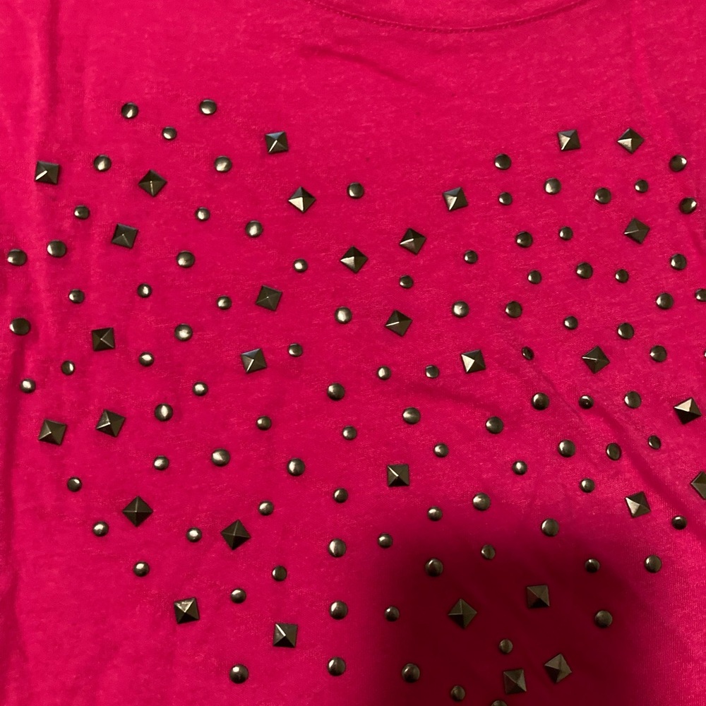 Express heart studded tee - Picture 2 of 2